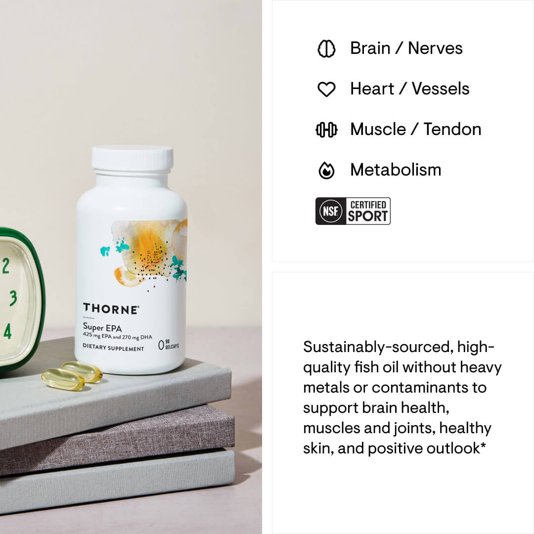 Thorne Super EPA Fish Oil - NSF Certified for Sport