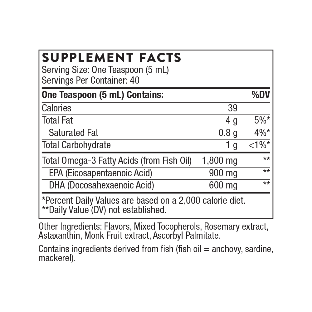 Thorne Omega Superb - Children's Fish Oil Supplement