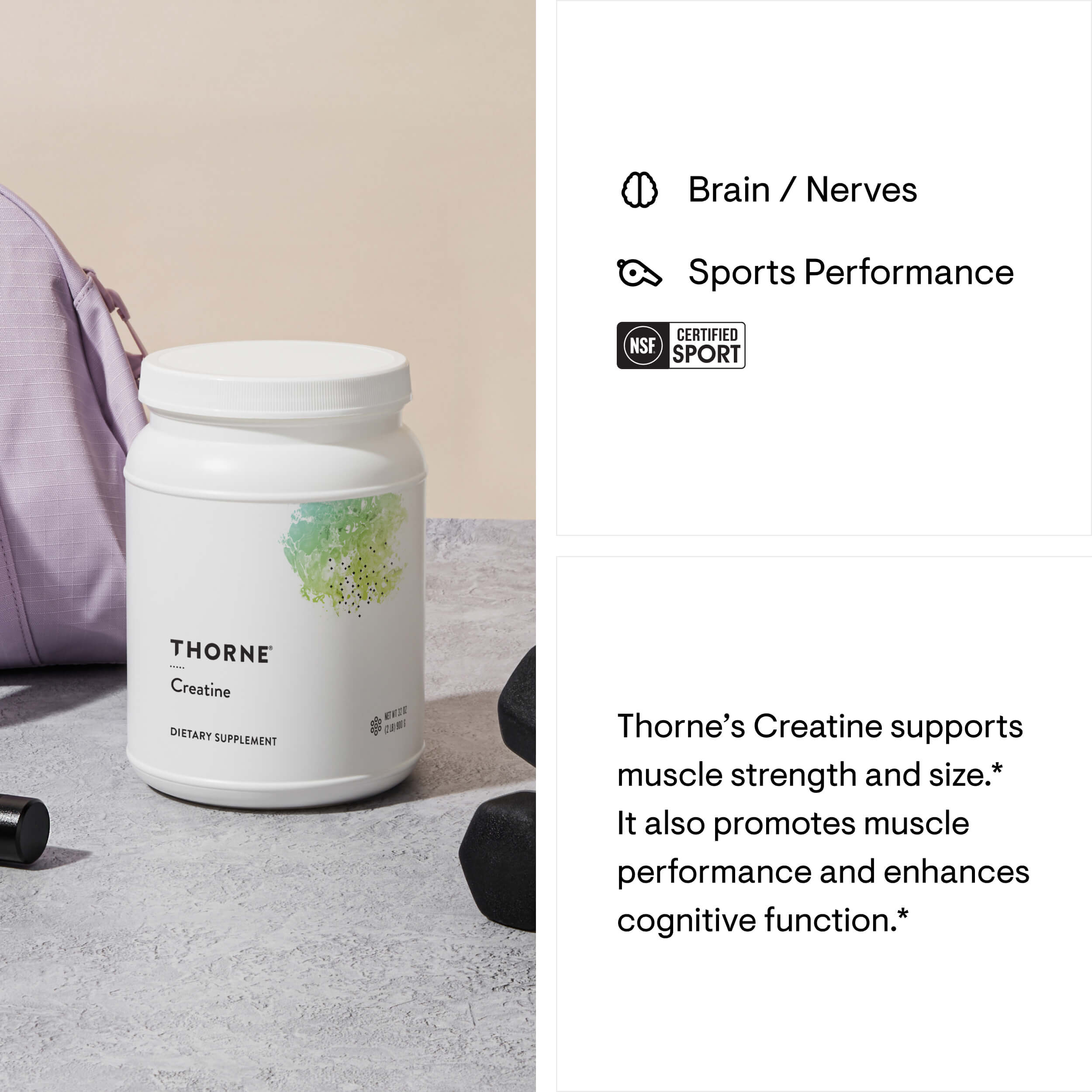 Creatine - 180 Servings NSF Certified for Sport®